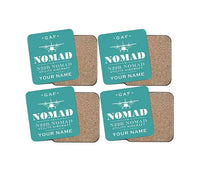 Thumbnail for GAF N22B Nomad - Heritage + Name - Coaster Set - Turquoise