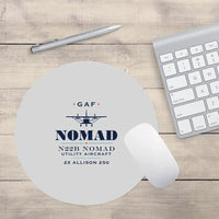 Thumbnail for GAF N22B Nomad - Heritage - Round Mouse Pad - Light Gray