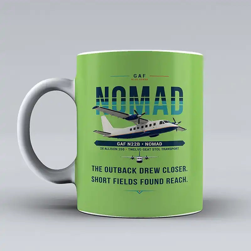 GAF N22B Nomad - Original - Mug - Light Green