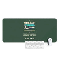 Thumbnail for GAF N22B Nomad - Original + Name - Desk Mat - Dark Green