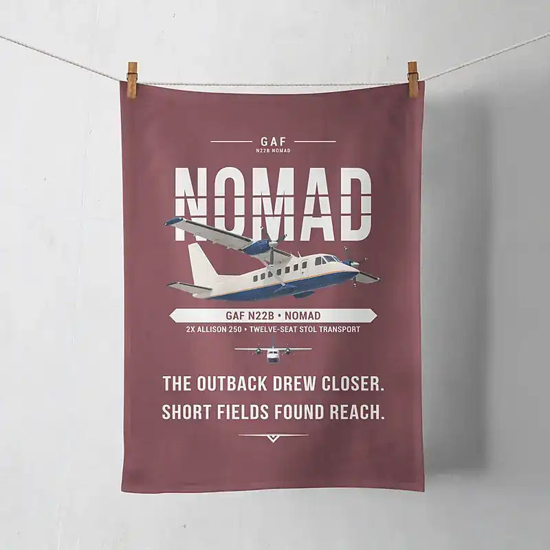 GAF N22B Nomad - Original - Towel - Dark Red