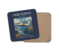 Thumbnail for GAF N22B Nomad - Poster - Coaster - Navy Blue
