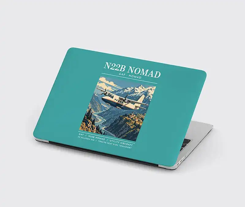 GAF N22B Nomad - Poster - MacBook Case - Turquoise