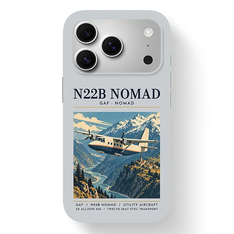 GAF N22B Nomad - Poster - MagSafe iPhone 17 Pro - Light Gray