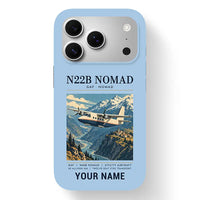 Thumbnail for GAF N22B Nomad - Poster + Name - MagSafe iPhone 17 Pro - Light Blue