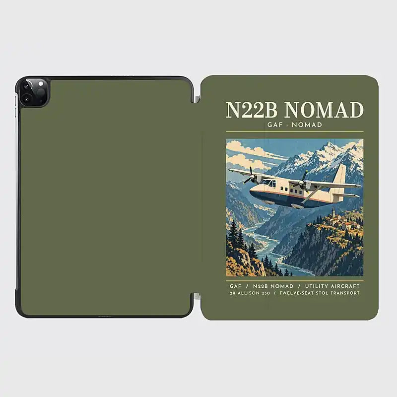 GAF N22B Nomad - Poster - iPad Case - Green Army