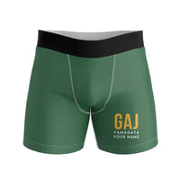 Thumbnail for Yamagata Airport (GAJ) Men Boxers - Code + Name - Green