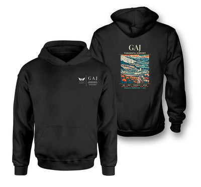 GAJ - Poster - Double-Side Hoodie - Black
