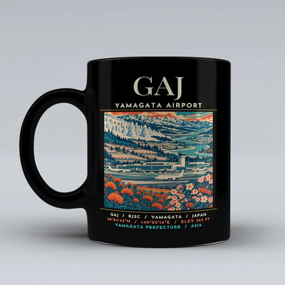 GAJ - Poster - Mug - Black