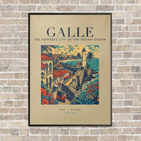 Thumbnail for GALLE - Poster - Canvas Framed - Beige