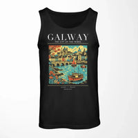 Thumbnail for GALWAY - Poster - Tank Top - Black