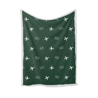 Thumbnail for Lokpriya Gopinath Bordoloi International Airport Guwahati (GAU) Bedding Sets & Blankets - Blanket - Pattern - Dark Green