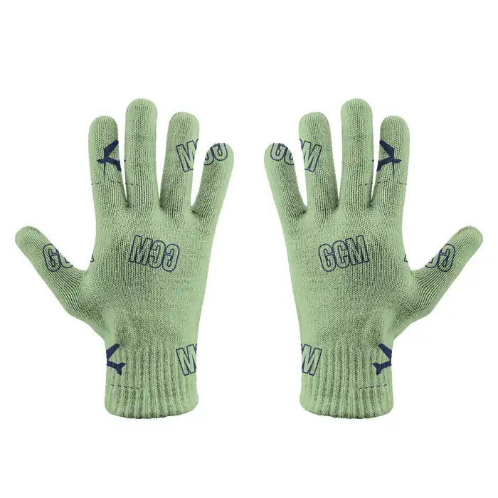 Owen Roberts International Airport (GCM) Gloves - Gloves - Full - Pattern - Light Green
