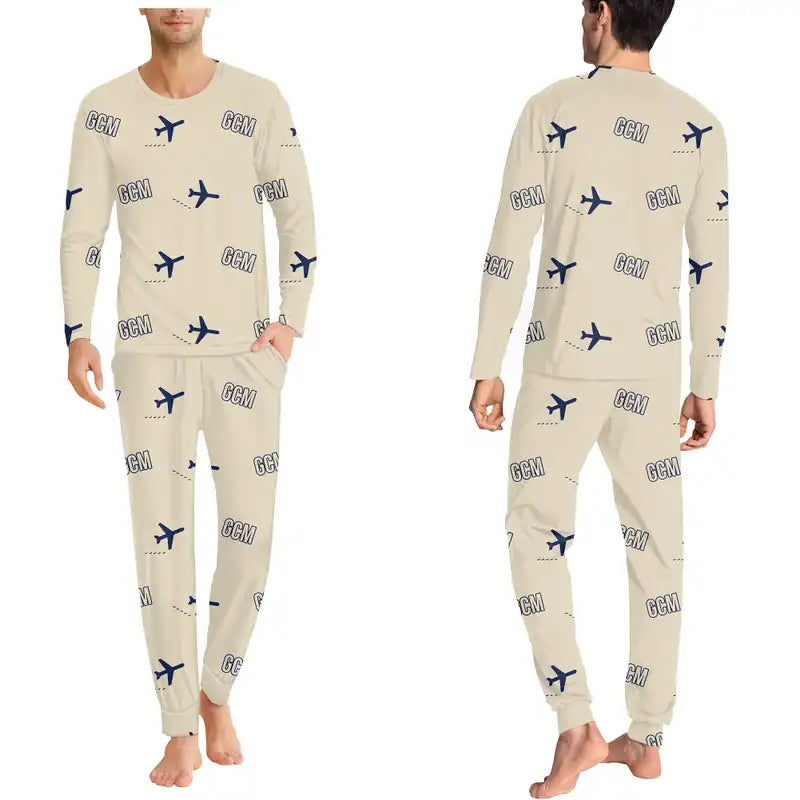 Owen Roberts International Airport (GCM) Pajamas - Men Pajamas - Beige