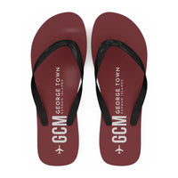 Thumbnail for Owen Roberts International Airport (GCM) Slippers & Flip Flops - Slippers - Flip Flops - Code - Dark Red