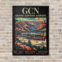 Thumbnail for GCN - Poster - Canvas Framed - Black