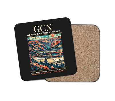 GCN - Poster - Coaster - Black