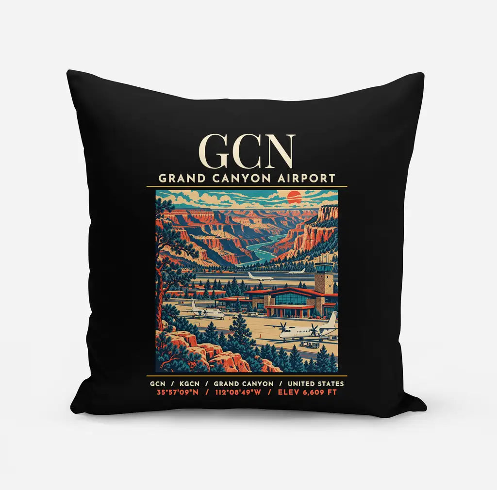 GCN - Poster - Pillow - Black