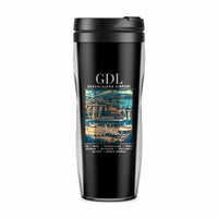 Thumbnail for Guadalajara International Airport (GDL) Travel Mugs - Poster - Plastic (No Holder) - Black