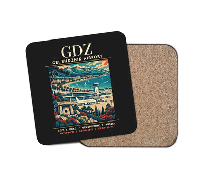 GDZ - Poster - Coaster - Black