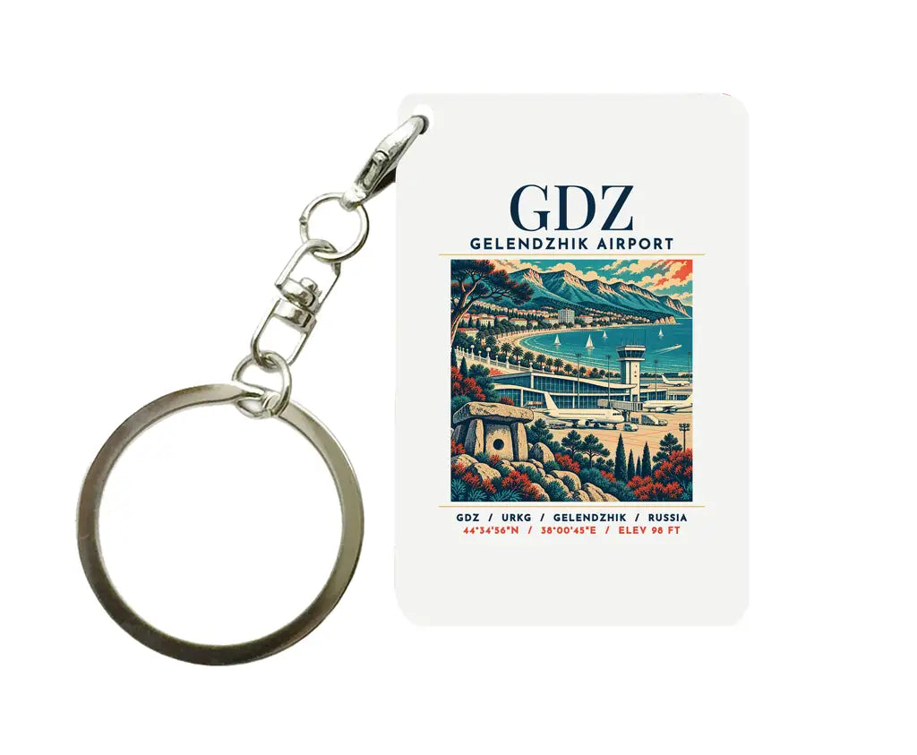 GDZ - Poster - Key Chain - White