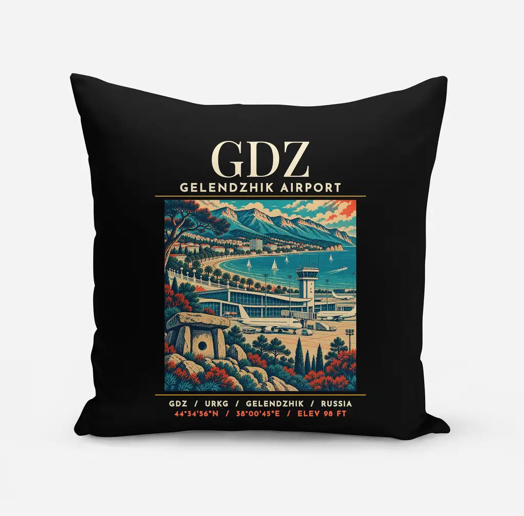 GDZ - Poster - Pillow - Black