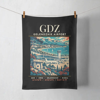 GDZ - Poster - Towel - Black