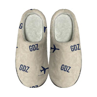 Thumbnail for Gelendzhik Airport (GDZ) Slippers & Flip Flops - Slippers - Cotton - Pattern - Beige
