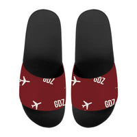 Thumbnail for Gelendzhik Airport (GDZ) Slippers & Flip Flops - Slippers - Sport - Pattern - Dark Red