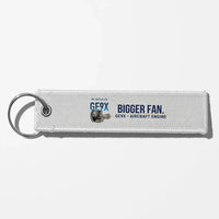 Thumbnail for GE GE9X Engine Aviator Key Chains - White