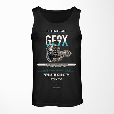 GE9X design on black tank top