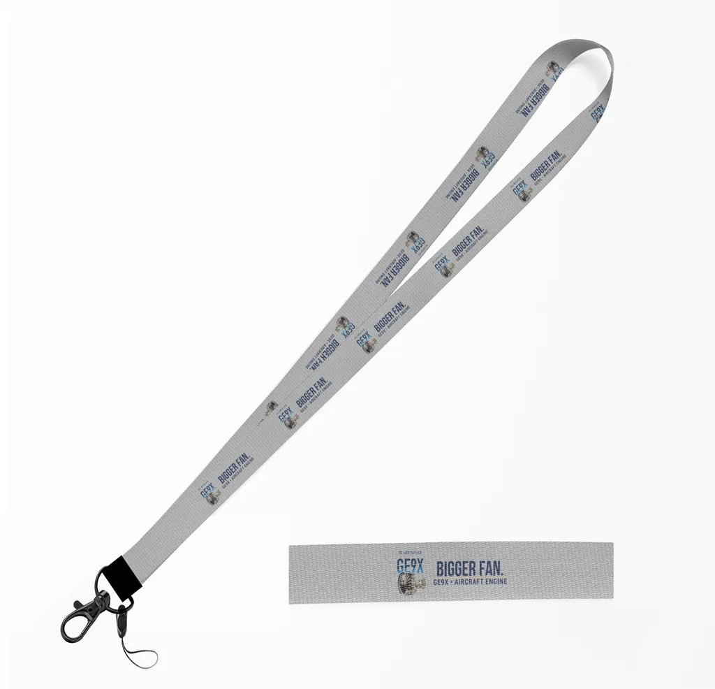 GE9X lanyard - light gray