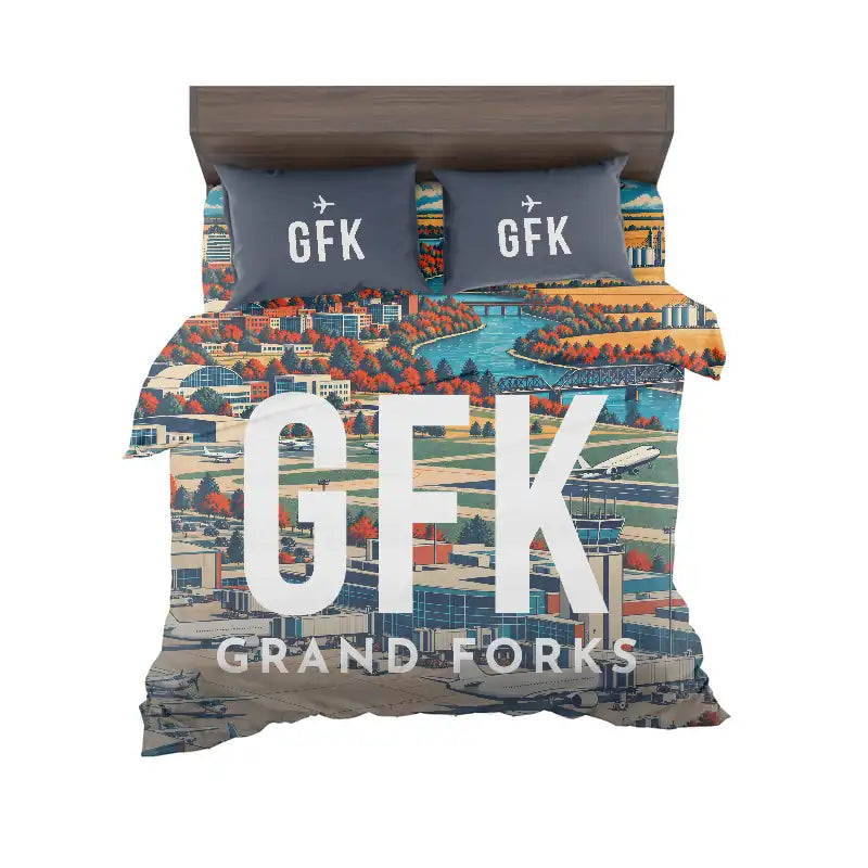 Grand Forks International Airport (GFK) Bedding Sets & Blankets - Bedding Set - Scene