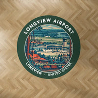 Thumbnail for East Texas Regional Airport (GGG) Carpets - Carpet Round - Badge - Dark Green V2