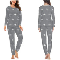 Thumbnail for East Texas Regional Airport (GGG) Pajamas - Women Pajamas - Gray