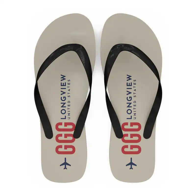East Texas Regional Airport (GGG) Slippers & Flip Flops - Slippers - Flip Flops - Code - Beige