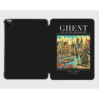 Thumbnail for GHENT - Poster - iPad Case - Black