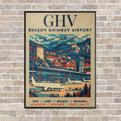 GHV - Poster - Canvas Framed - Beige