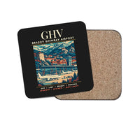 Thumbnail for GHV - Poster - Coaster - Black