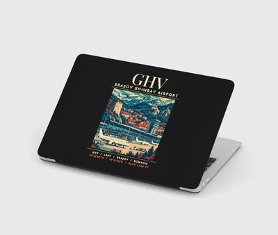GHV - Poster - MacBook Case - Black