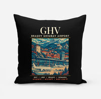 Thumbnail for GHV - Poster - Pillow - Black