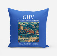 Thumbnail for GHV - Poster - Pillow - Blue