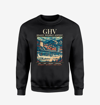 GHV - Poster - Sweatshirt - Black