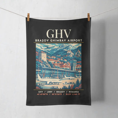 GHV - Poster - Towel - Black