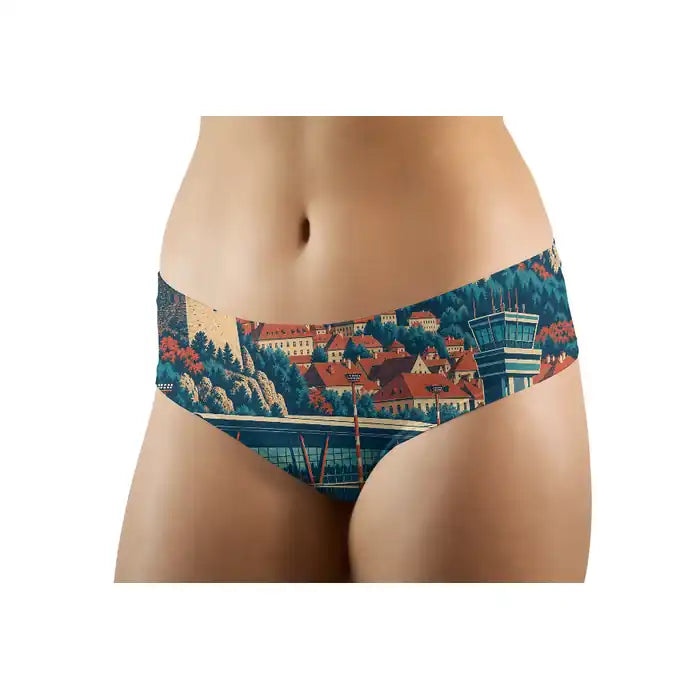 Brașov-Ghimbav International Airport (GHV) Women Panties - Scene - Front