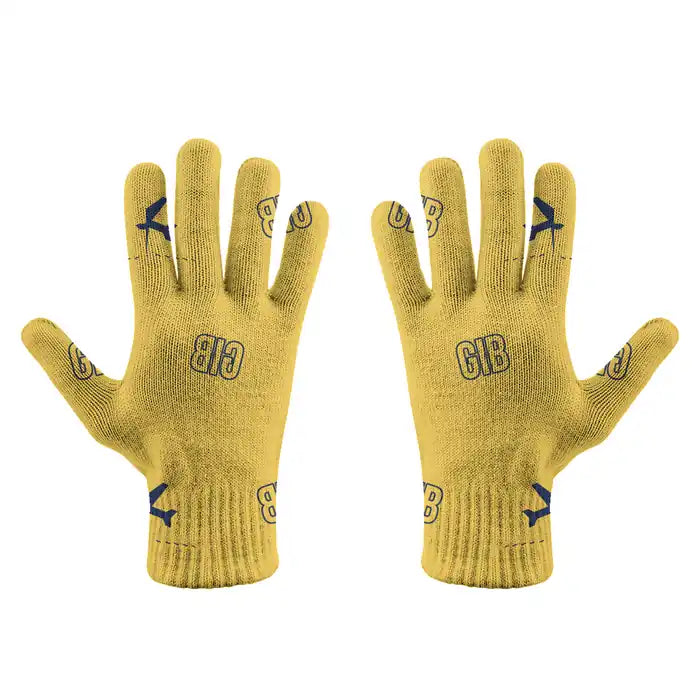 Gibraltar Airport (GIB) Gloves - Gloves - Full - Pattern - Yellow