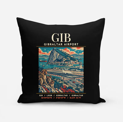 GIB - Poster - Pillow - Black