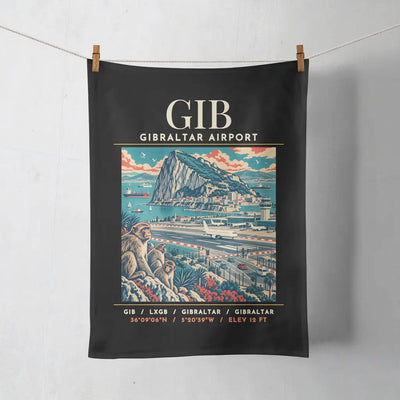 GIB - Poster - Towel - Black