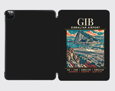 GIB - Poster - iPad Case - Black