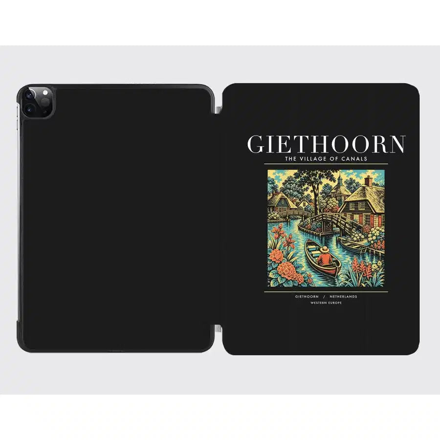 GIETHOORN - Poster - iPad Case - Black
